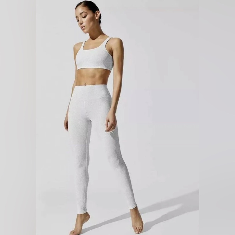 Alo Yoga Vapor Womens Leopard Print High Waist Leggings